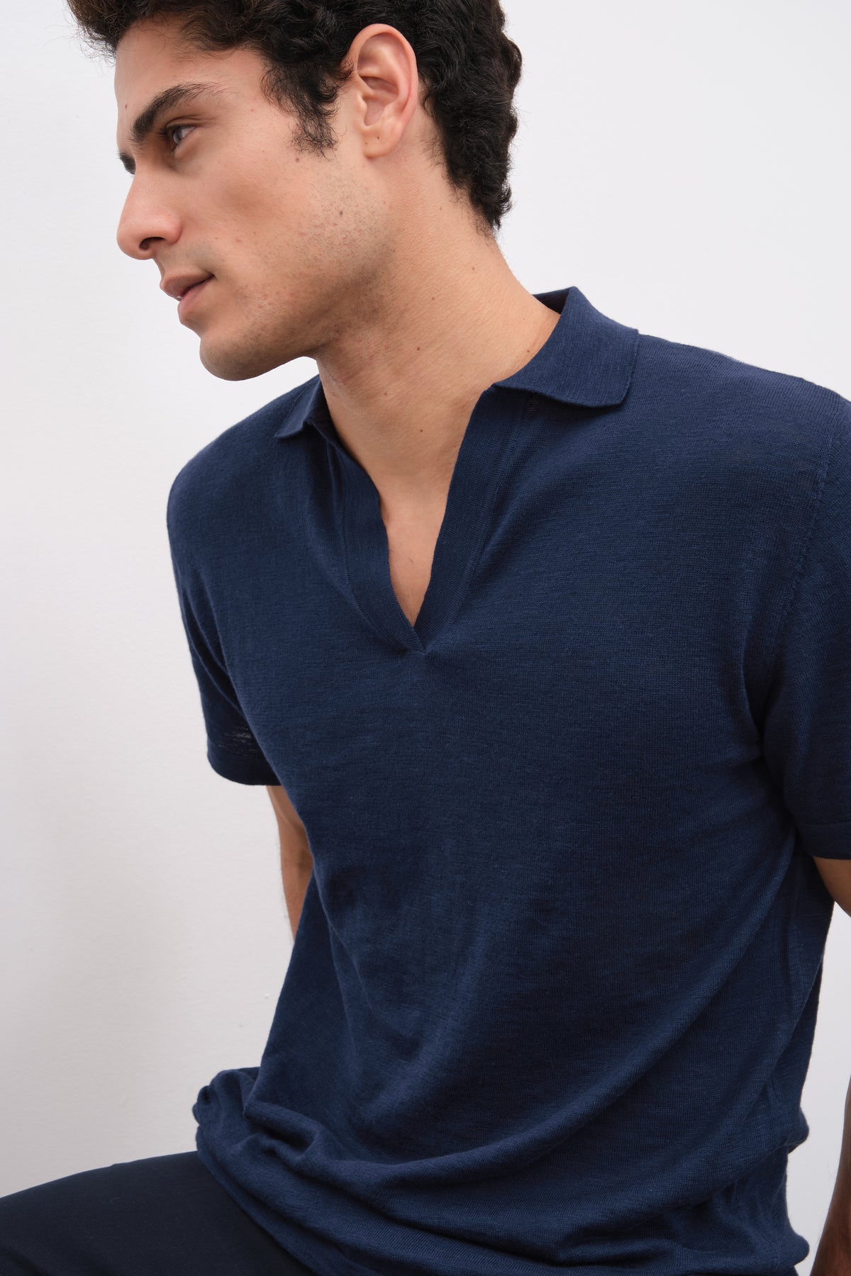 Polo Yakalı Flamlı Cotton Unisex Triko T-shirt