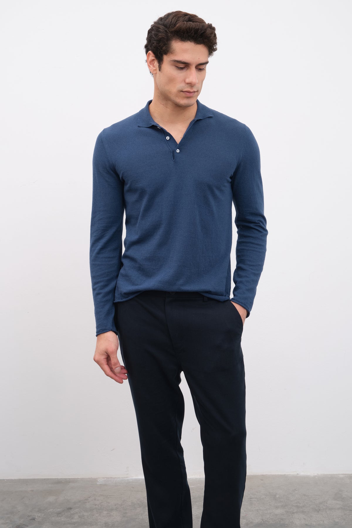 Polo Yakalı Cotton Linen Lightweight Unisex Triko