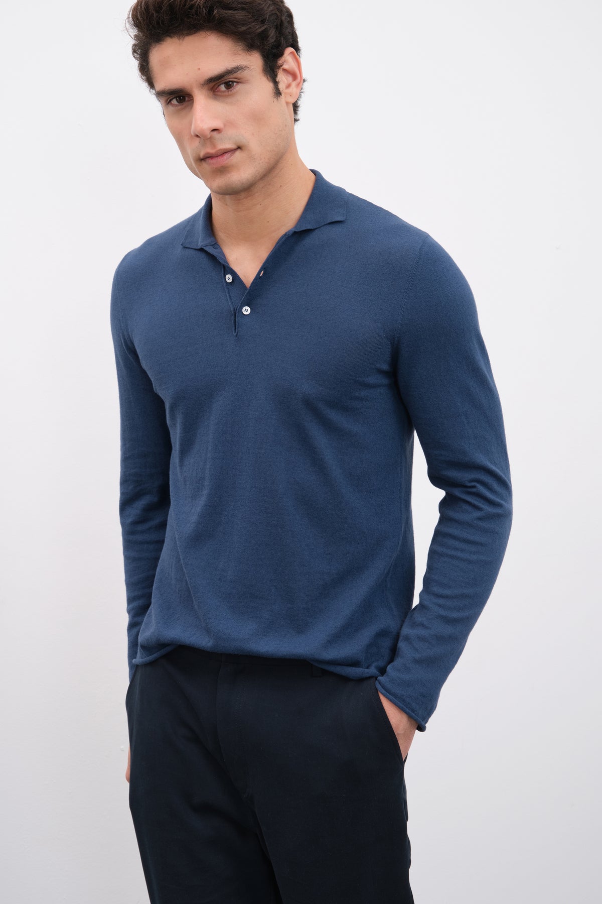 Polo Yakalı Cotton Linen Lightweight Unisex Triko