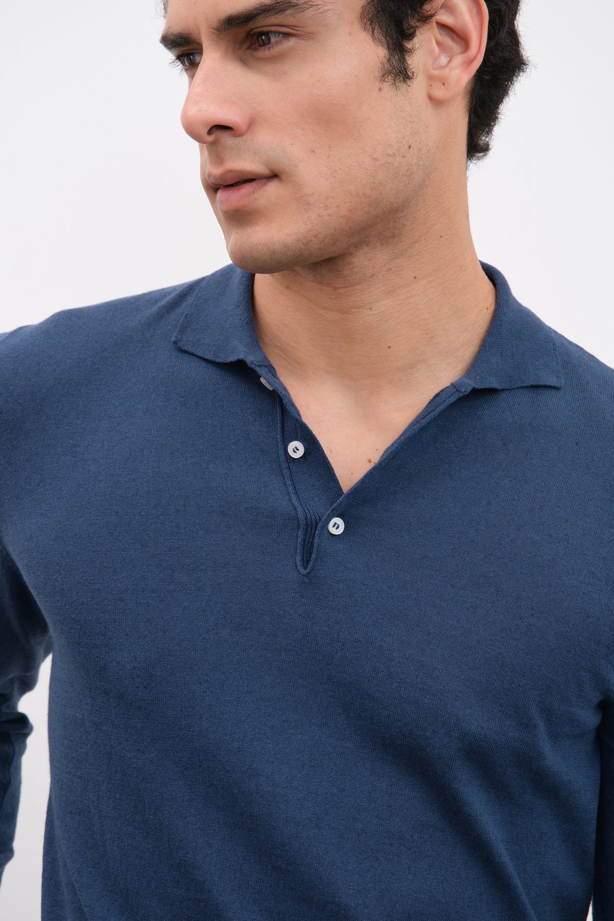 Polo Yakalı Cotton Linen Lightweight Unisex Triko