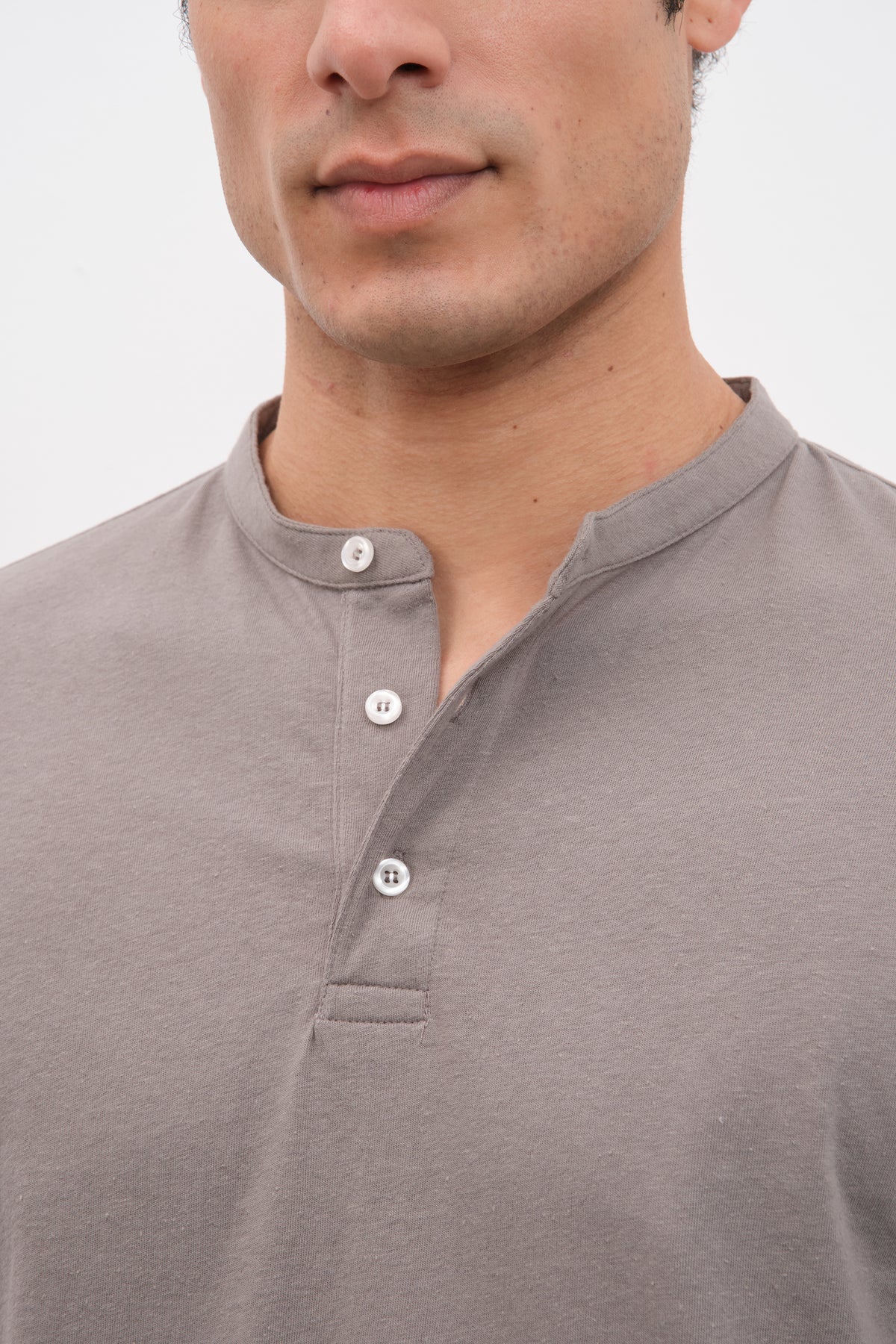 Nopeli Cotton Hakim Yakalı T-shirt