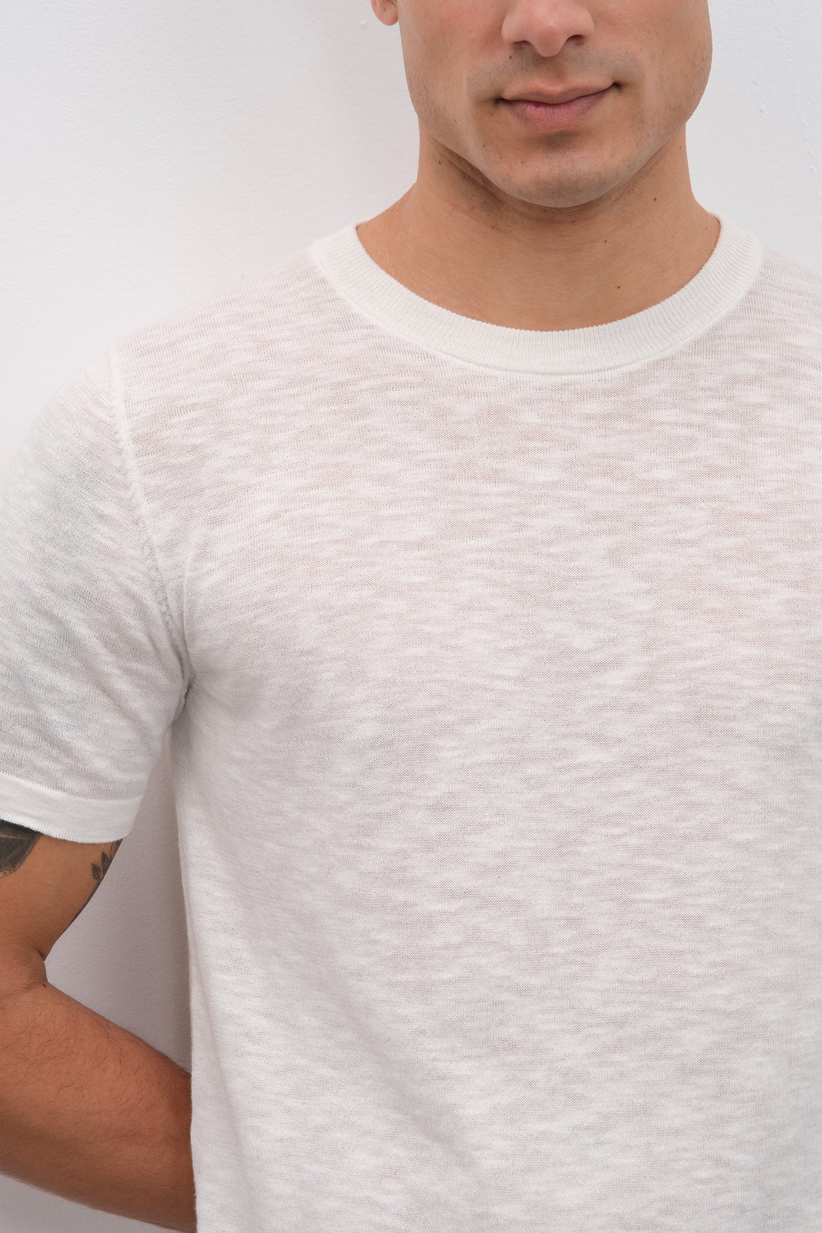 Flamlı Cotton Unisex Triko T-shirt