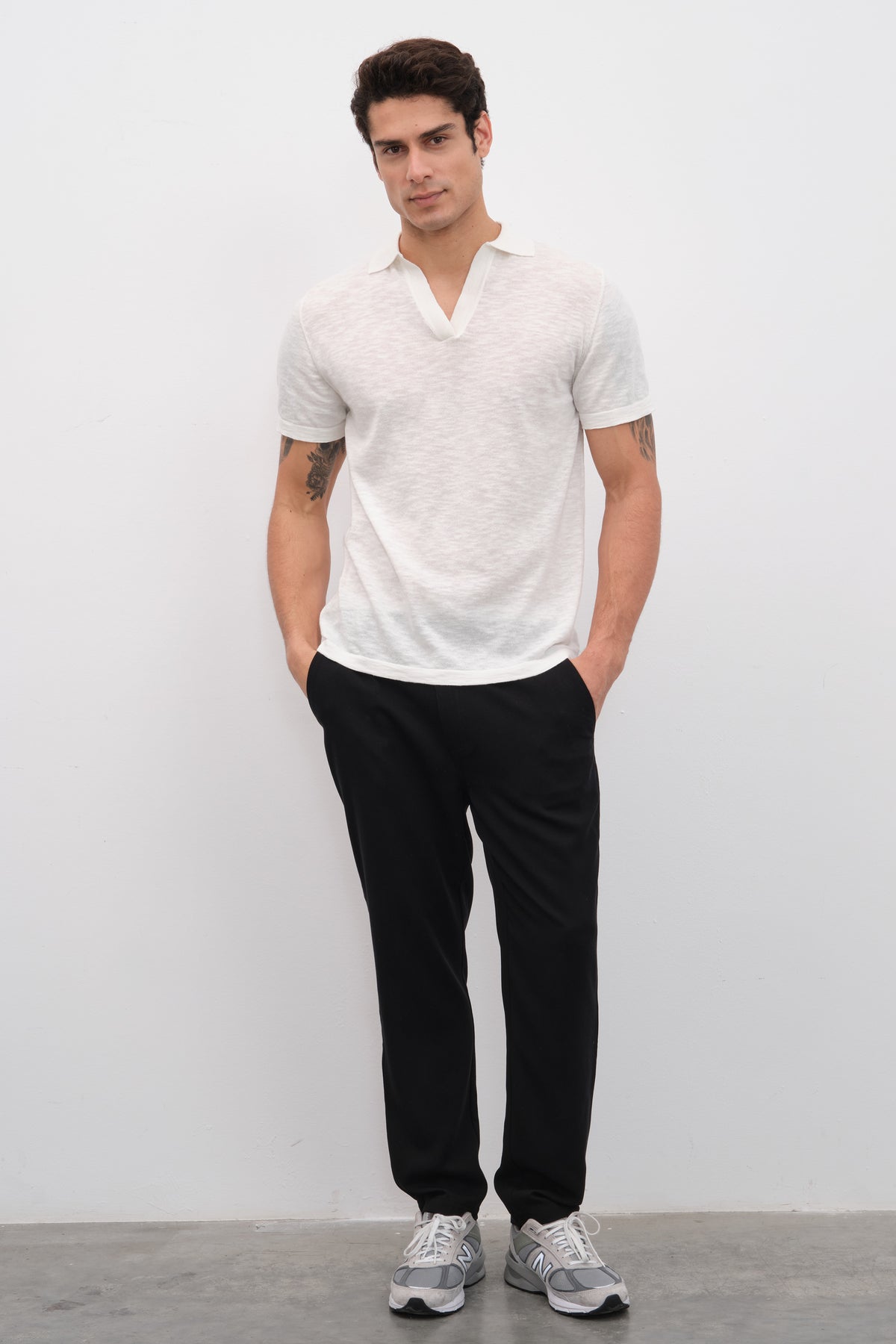 Polo Yakalı Flamlı Cotton Unisex Triko T-shirt