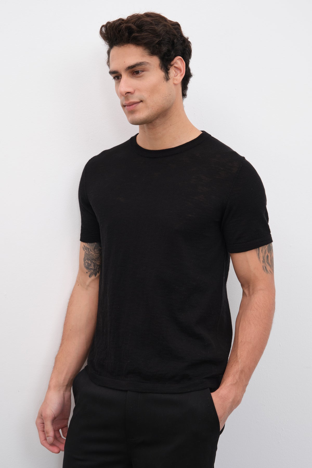 Flamlı Cotton Unisex Triko T-shirt