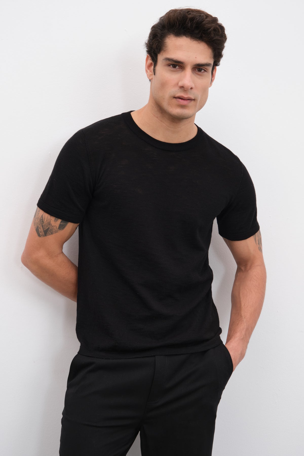 Flamlı Cotton Unisex Triko T-shirt