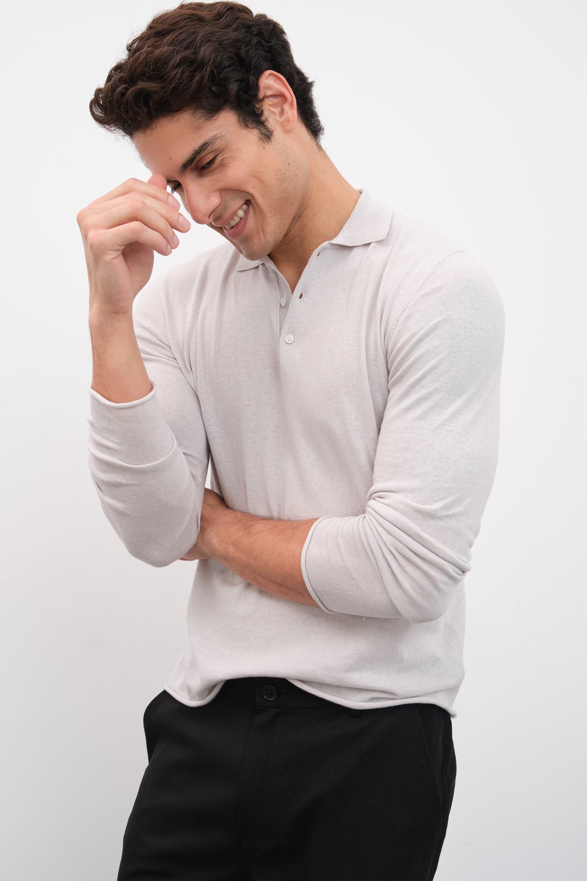 Polo Yakalı Cotton Linen Lightweight Unisex Triko