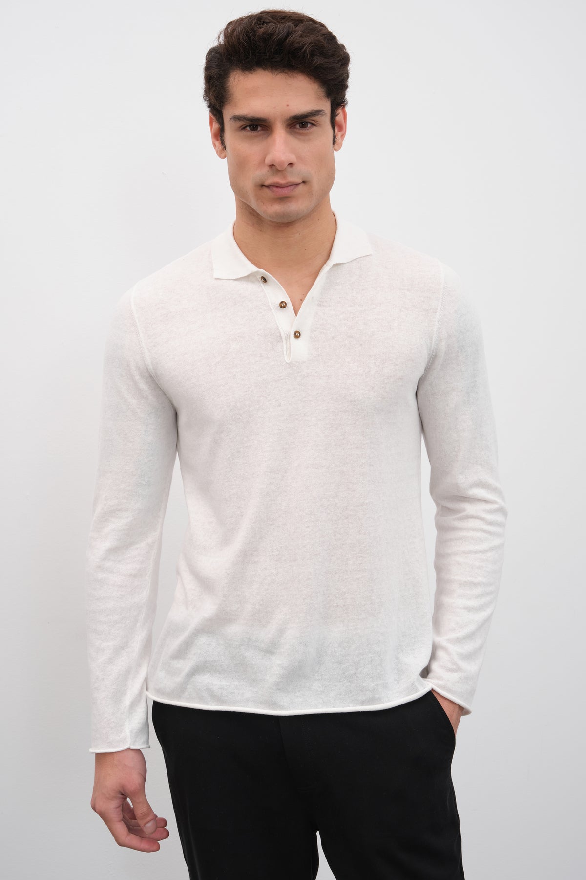 Polo Yakalı Cotton Linen Lightweight Unisex Triko