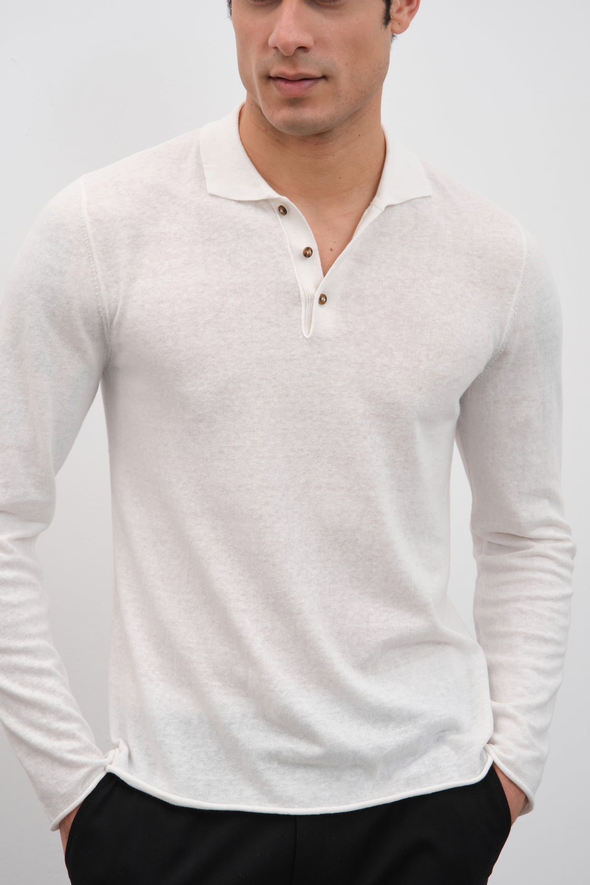 Polo Yakalı Cotton Linen Lightweight Unisex Triko