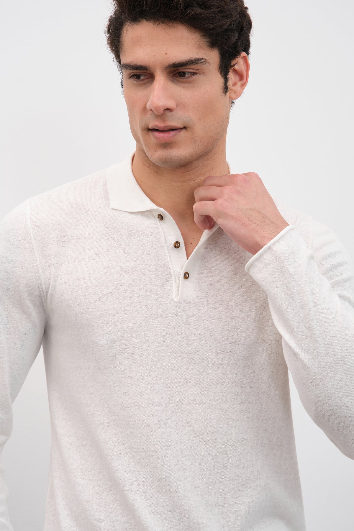 Polo Yakalı Cotton Linen Lightweight Unisex Triko