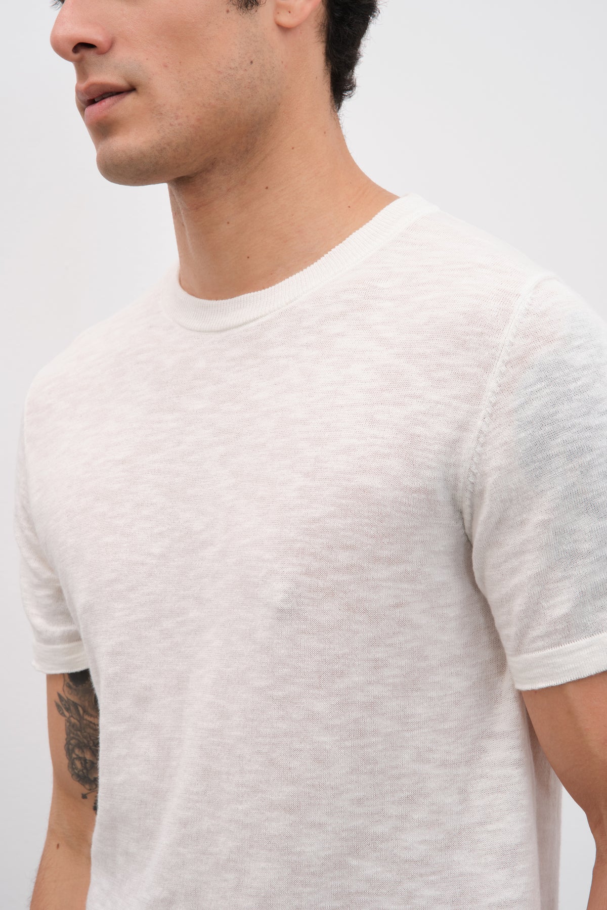 Flamlı Cotton Unisex Triko T-shirt