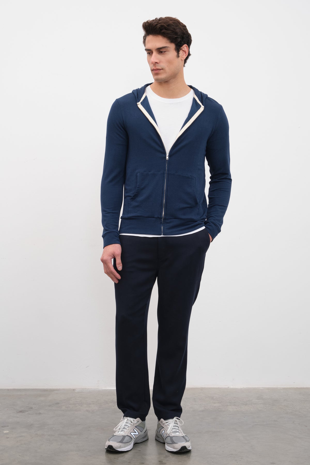 FeatherSoft Fermuarlı Lightweight Unisex Hoodie