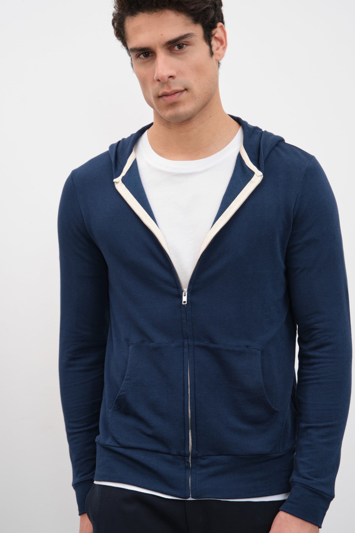FeatherSoft Fermuarlı Lightweight Unisex Hoodie