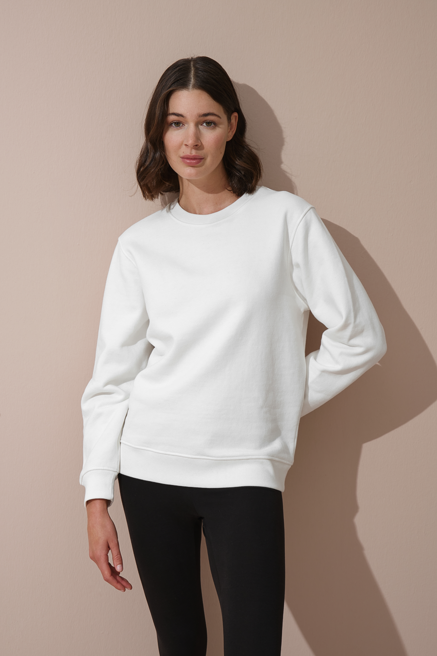 Cotton Fleece College Sweatshirt