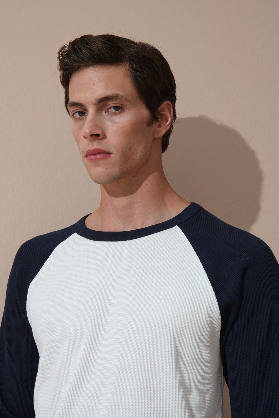 Waffle Cotton Baseball T-shirt/Sweatshirt