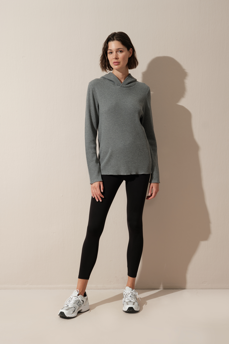 Waffle Cotton Unisex Hoodie