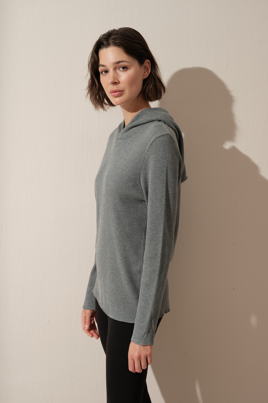 Waffle Cotton Unisex Hoodie