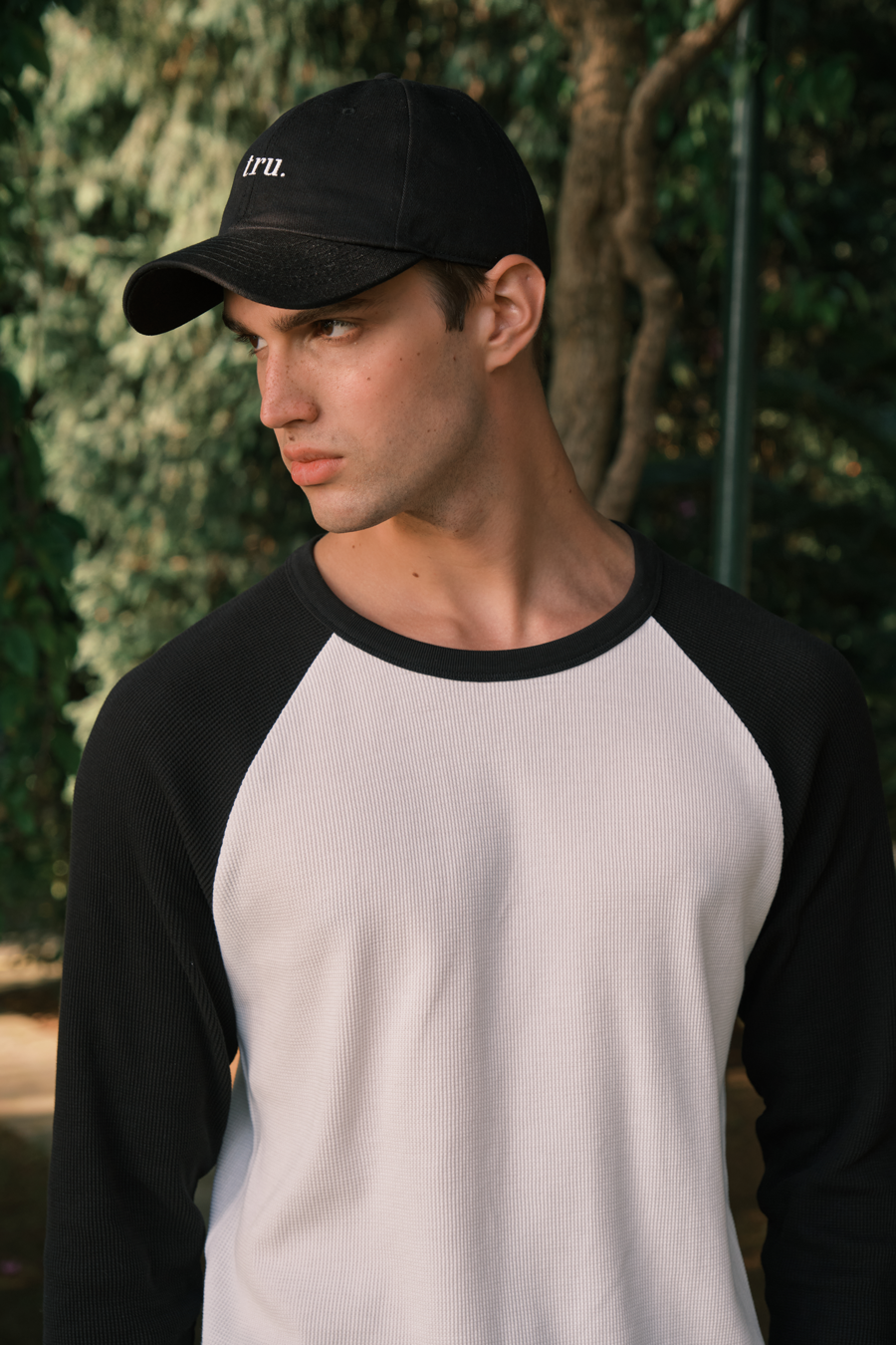 Waffle Cotton Baseball T-shirt/Sweatshirt