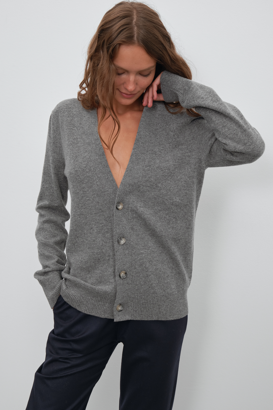 Unisex Cashmere Merino Hırka