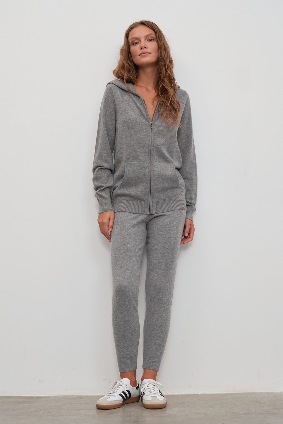 Unisex Merino Fermuarlı Hoodie