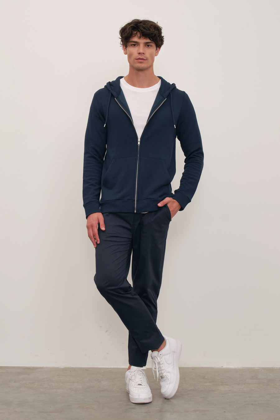 SuperSoft Modal Fleece Fermuarlı Unisex Hoodie