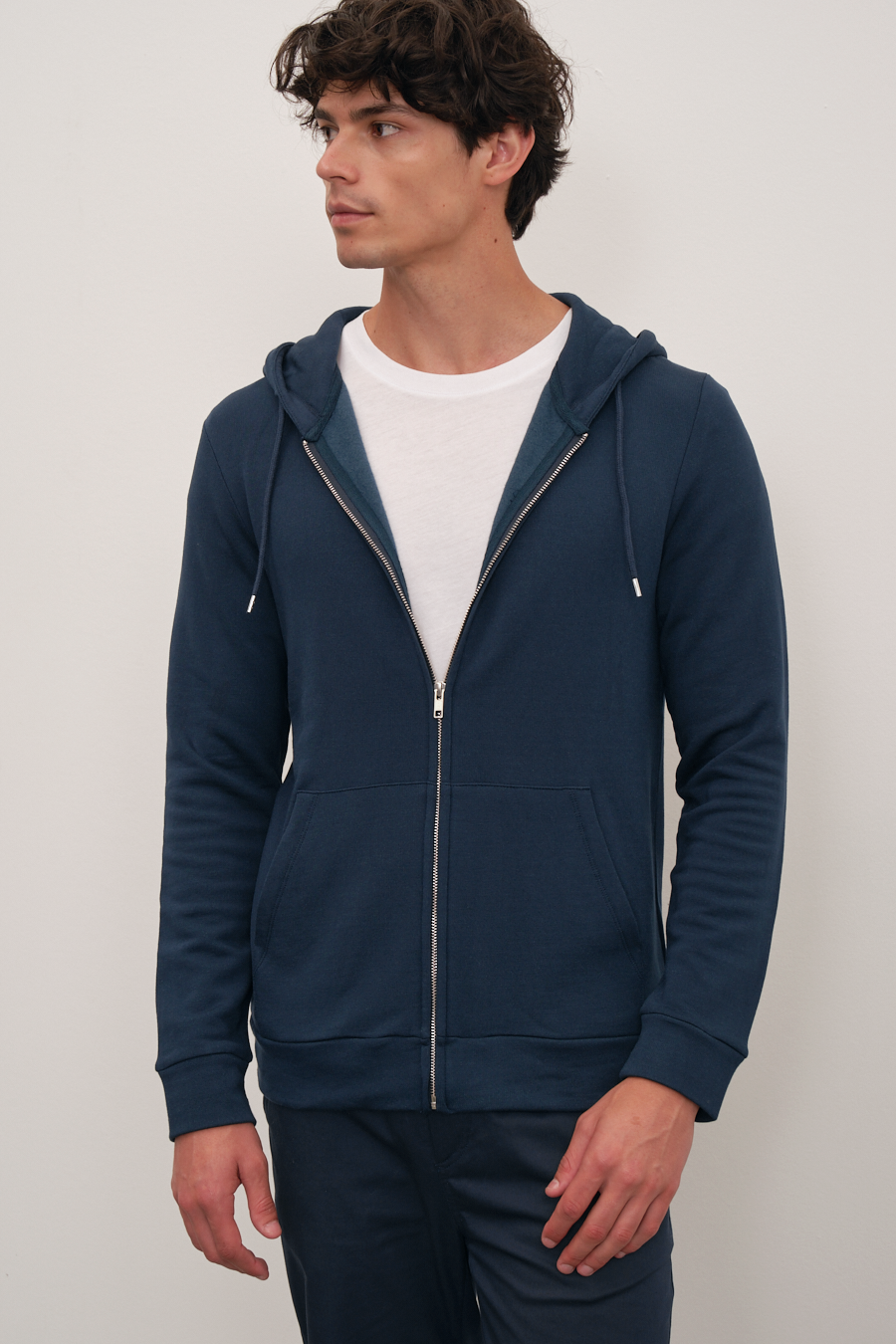 SuperSoft Modal Fleece Fermuarlı Unisex Hoodie