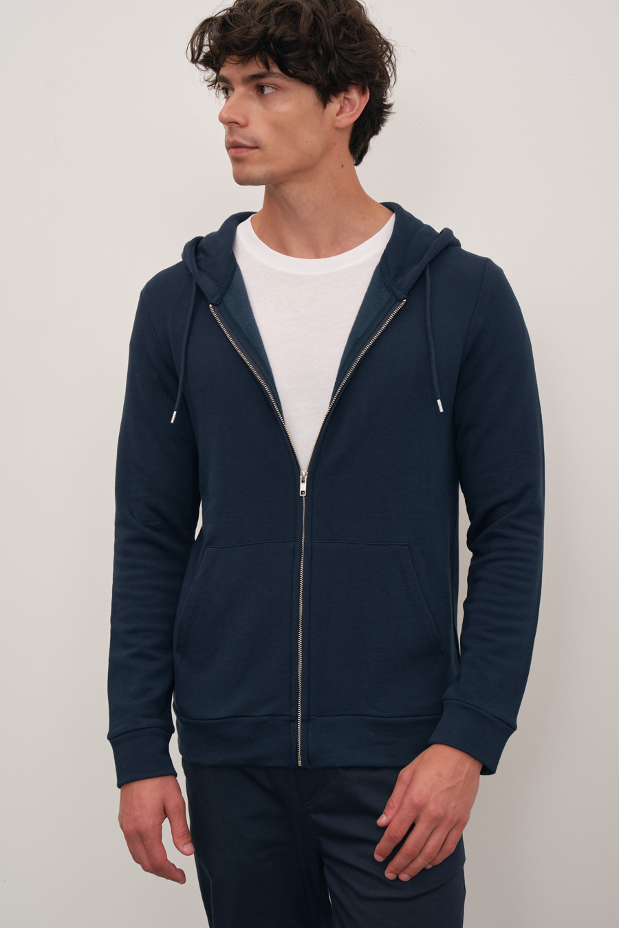 SuperSoft Modal Fleece Fermuarlı Unisex Hoodie