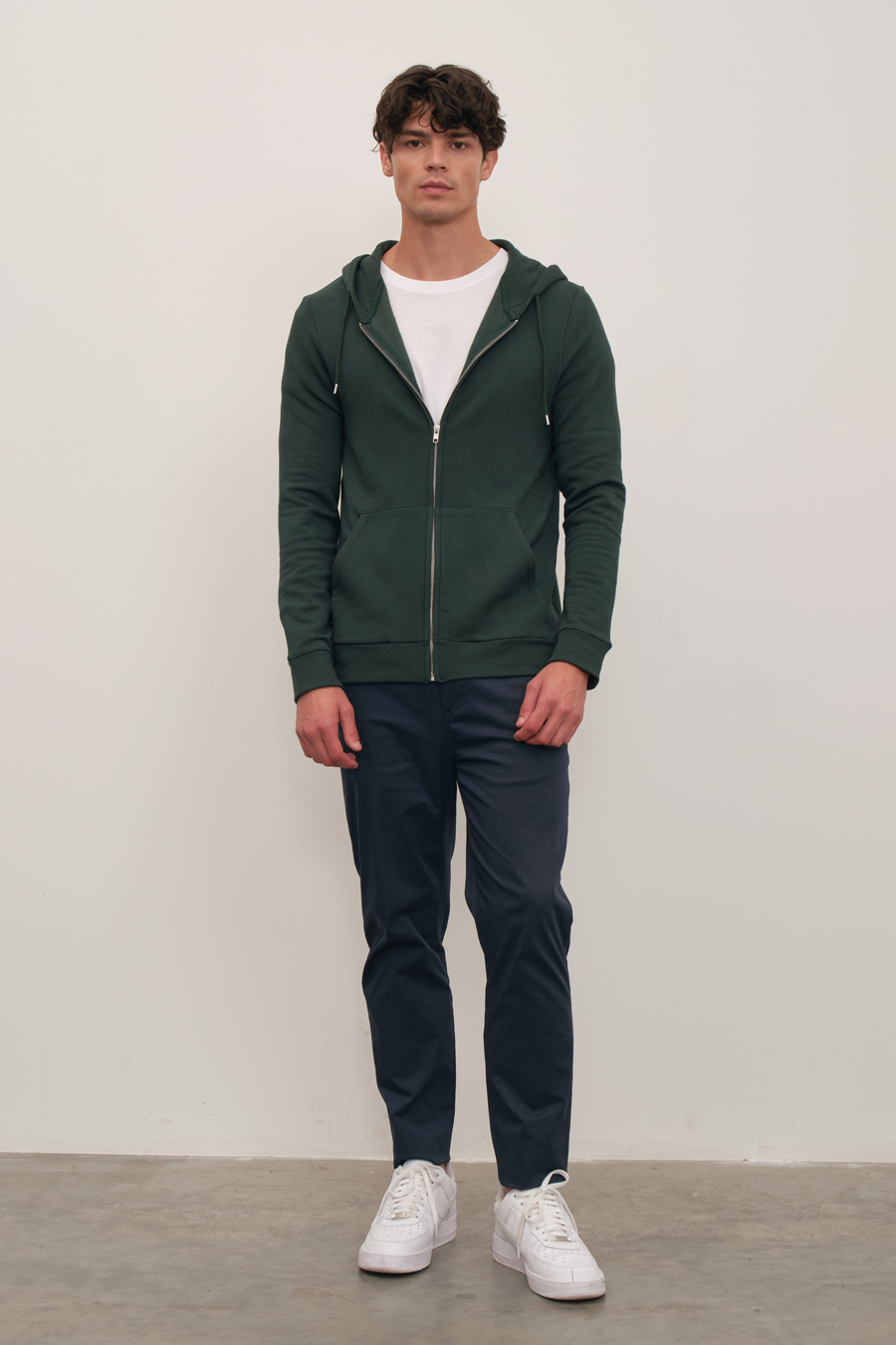 SuperSoft Modal Fleece Fermuarlı Unisex Hoodie