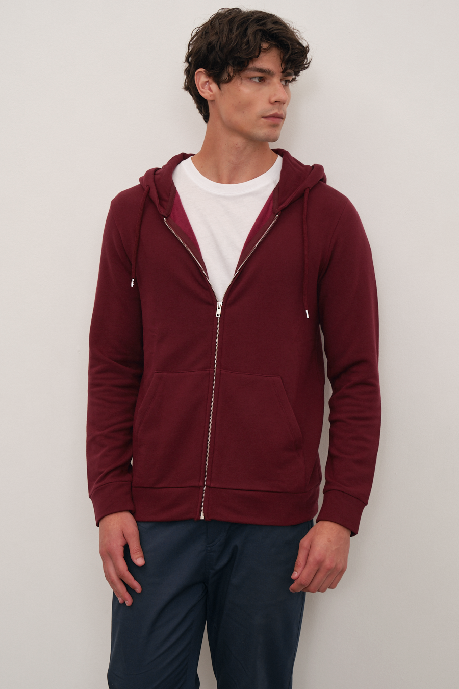 SuperSoft Modal Fleece Fermuarlı Unisex Hoodie