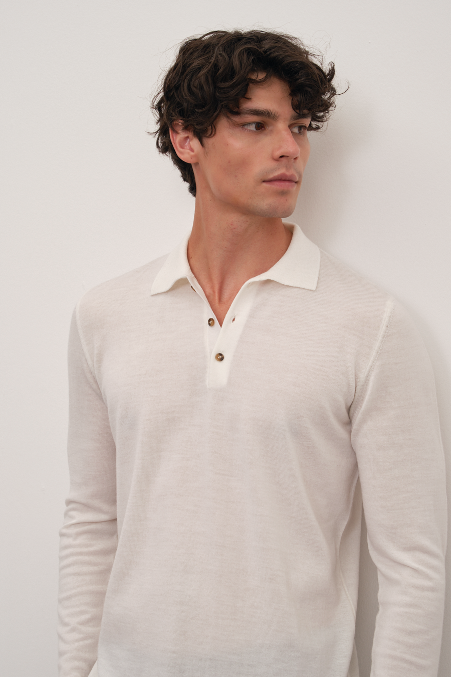 Polo Yakalı Lightweight Merino Triko