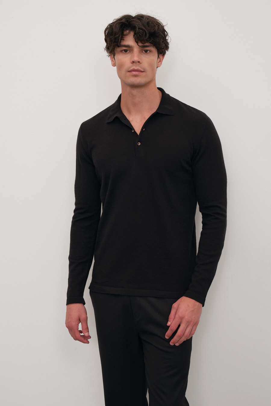 Polo Yakalı Lightweight Merino Triko