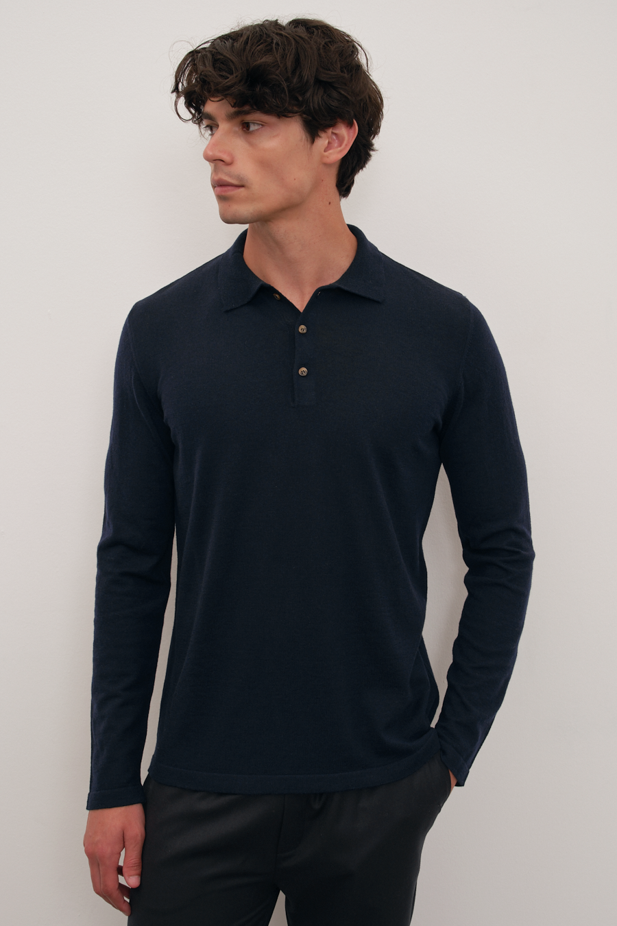 Polo Yakalı Lightweight Merino Triko