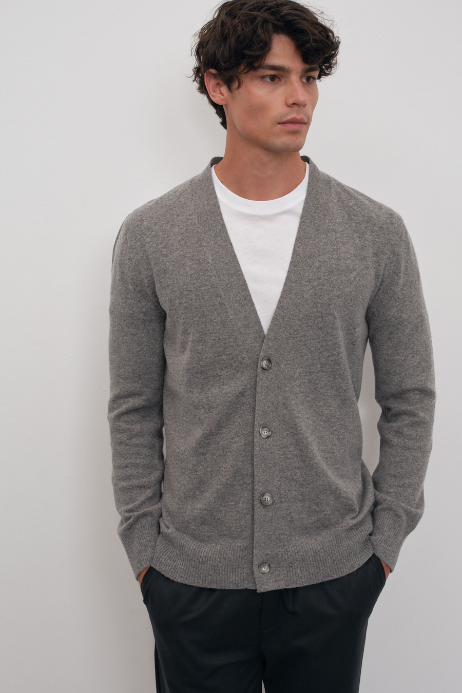 Unisex Cashmere Merino Hırka