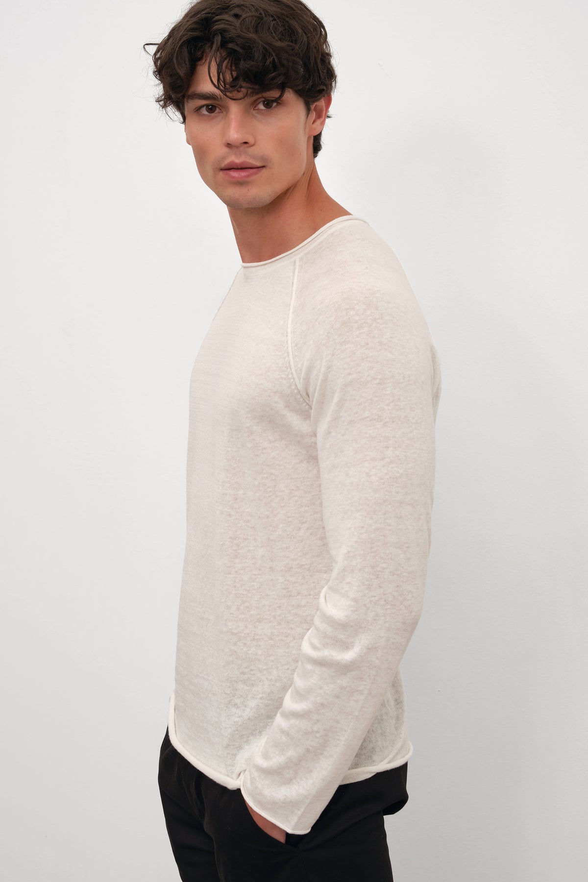 Reglan Kollu Cotton Linen Lightweight Unisex Triko