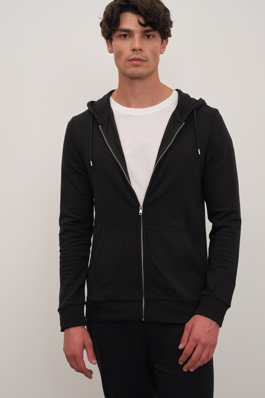 SuperSoft Modal Fleece Fermuarlı Unisex Hoodie