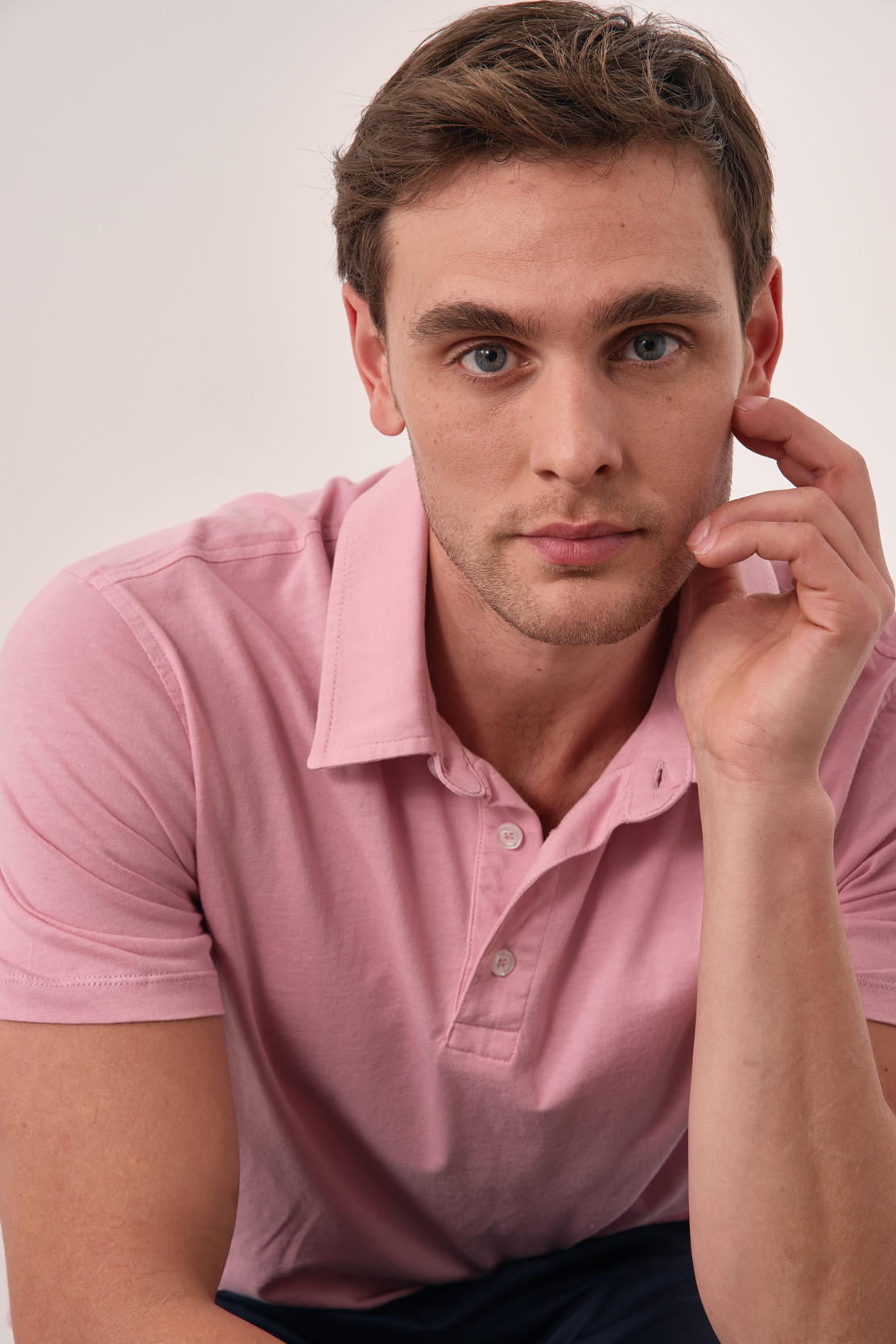 Garment-Dyed Cotton Polo Yakalı T-shirt