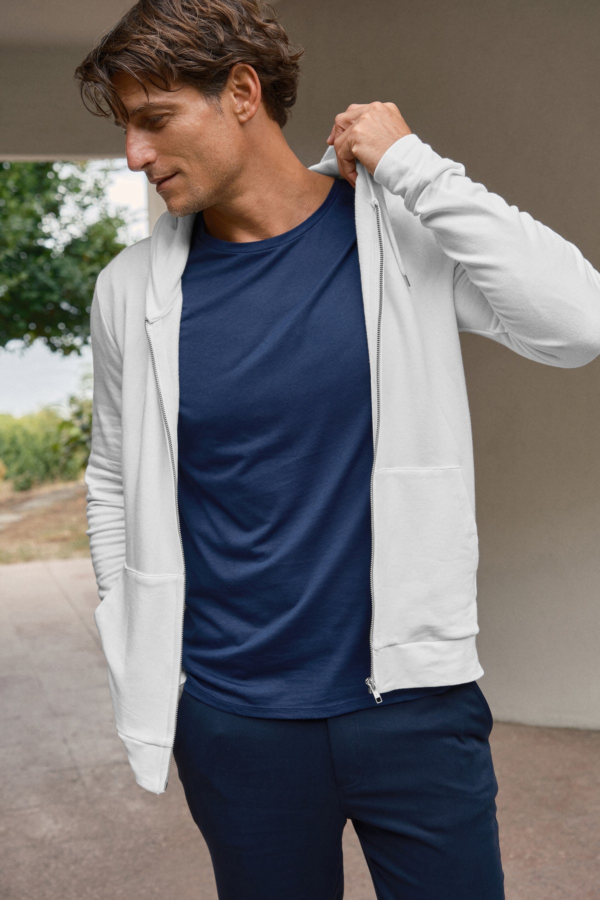 SuperSoft Modal Fleece Fermuarlı Unisex Hoodie
