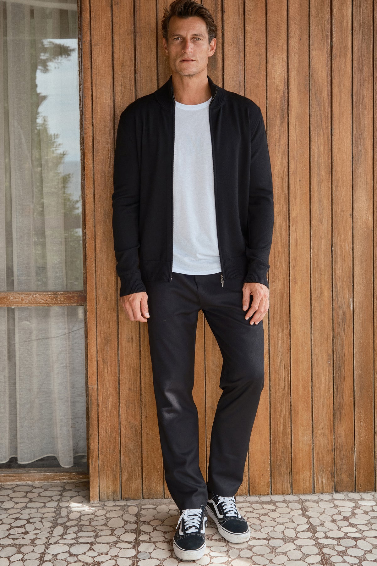 Pull-On Yün Kumaş Pantolon