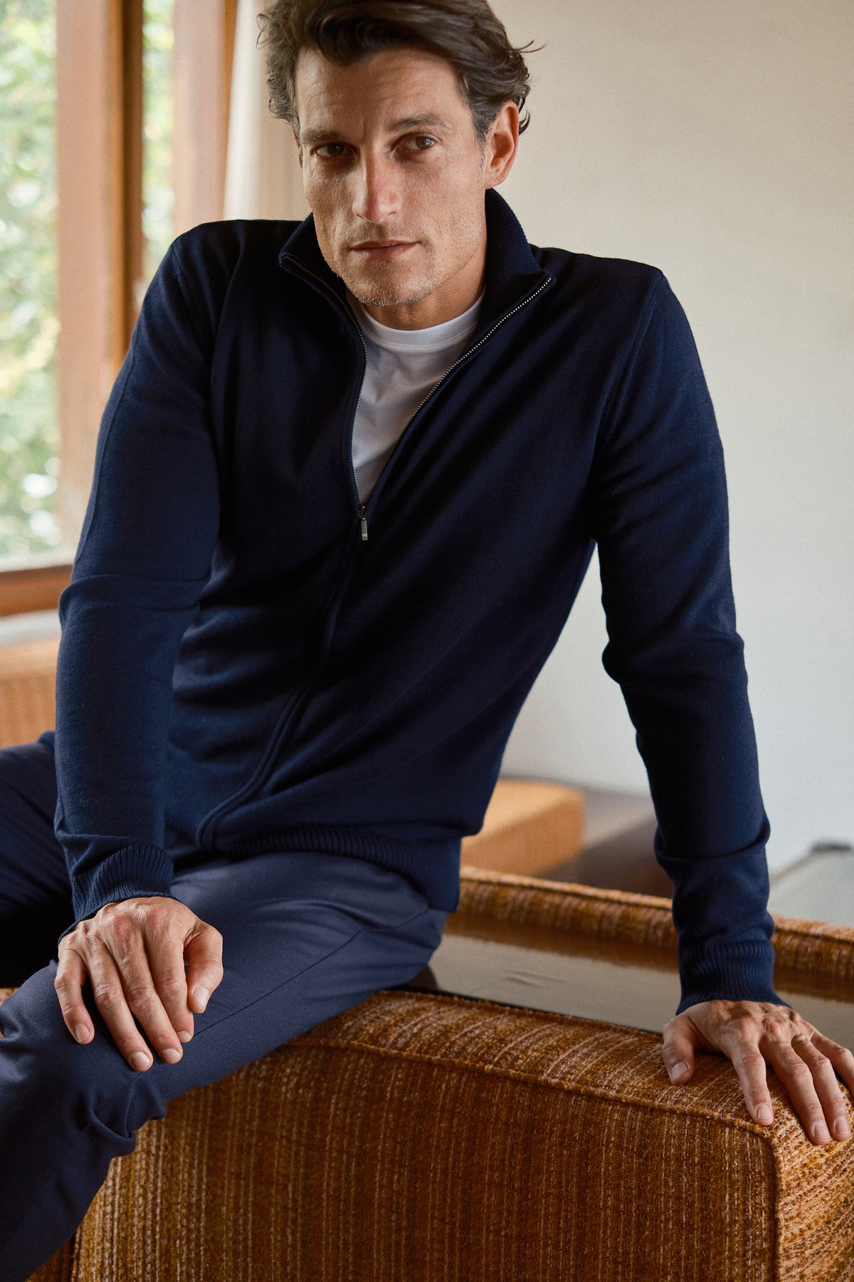 Fermuarlı Merino Unisex Triko