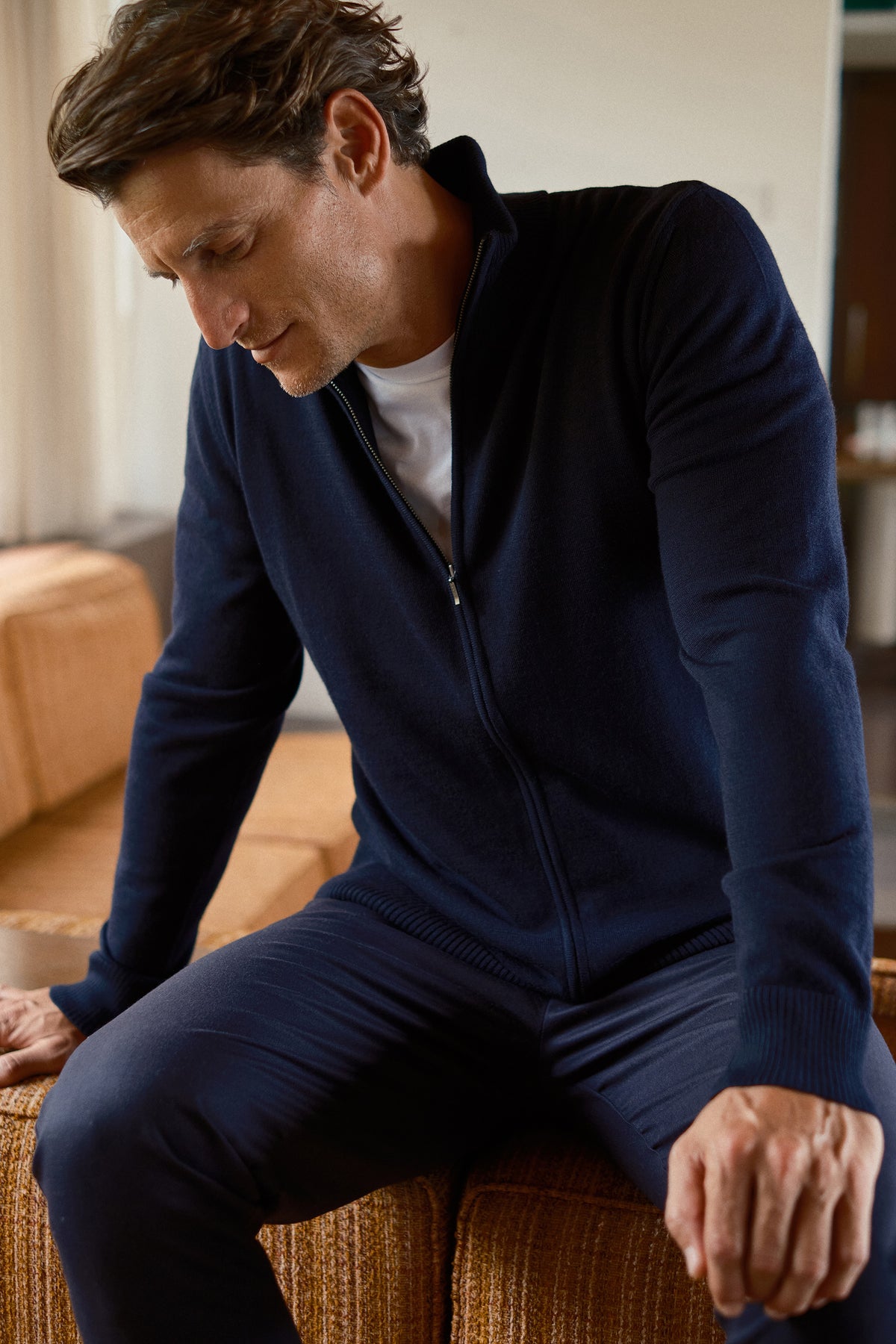 Fermuarlı Merino Unisex Triko