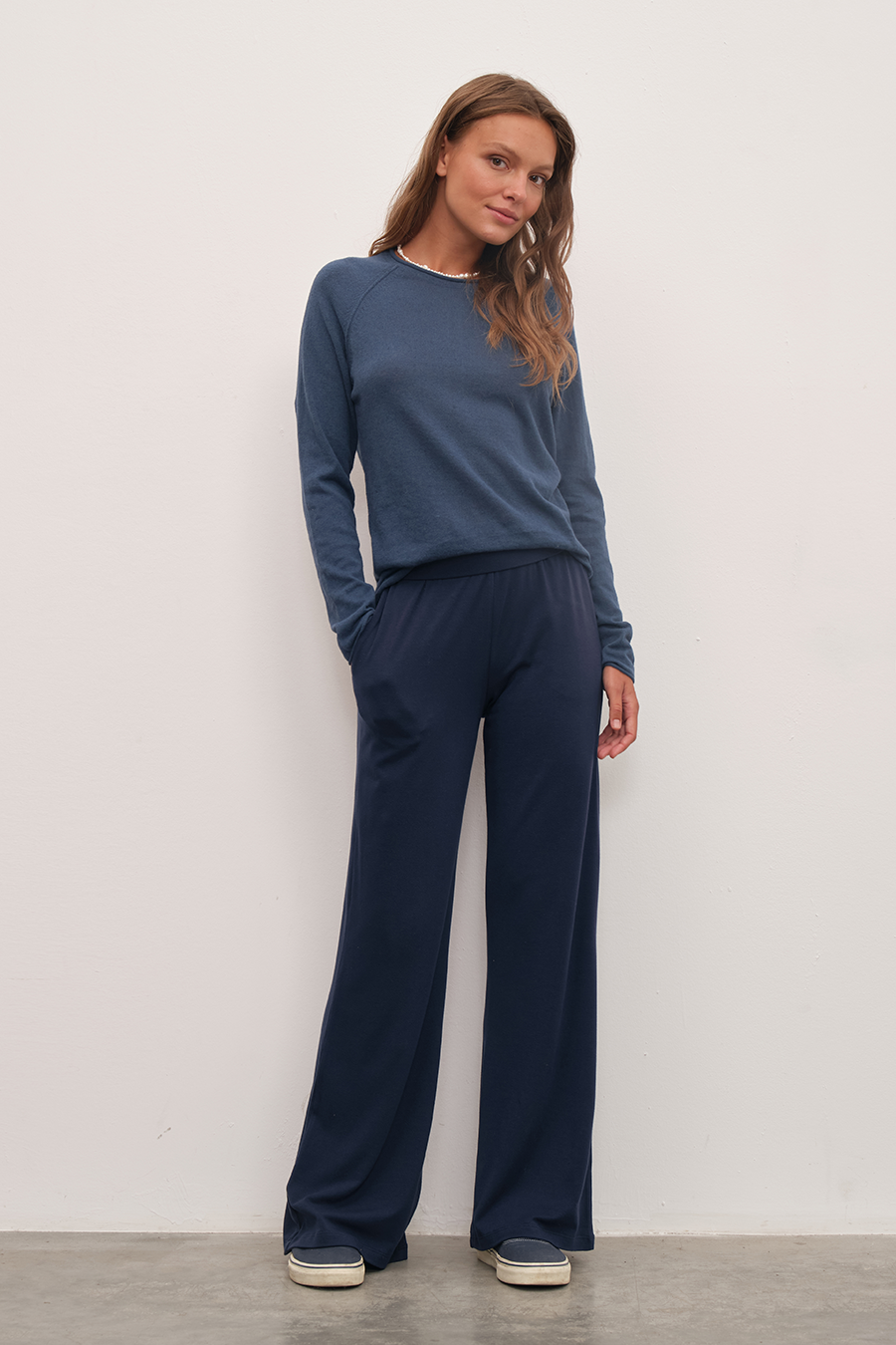&#39;Live-in&#39; Bol Paçalı Krep TENCEL™ Pantolon