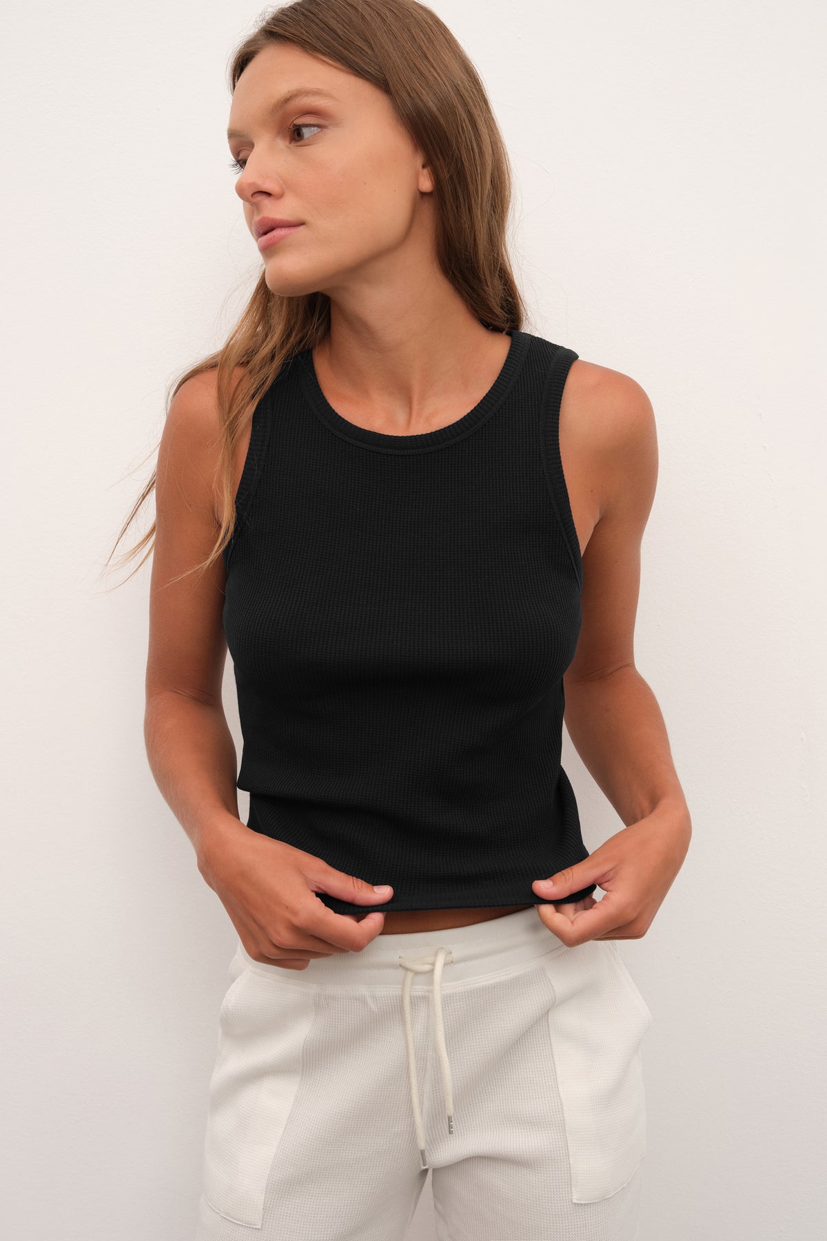 Waffle Cotton Crop Atlet