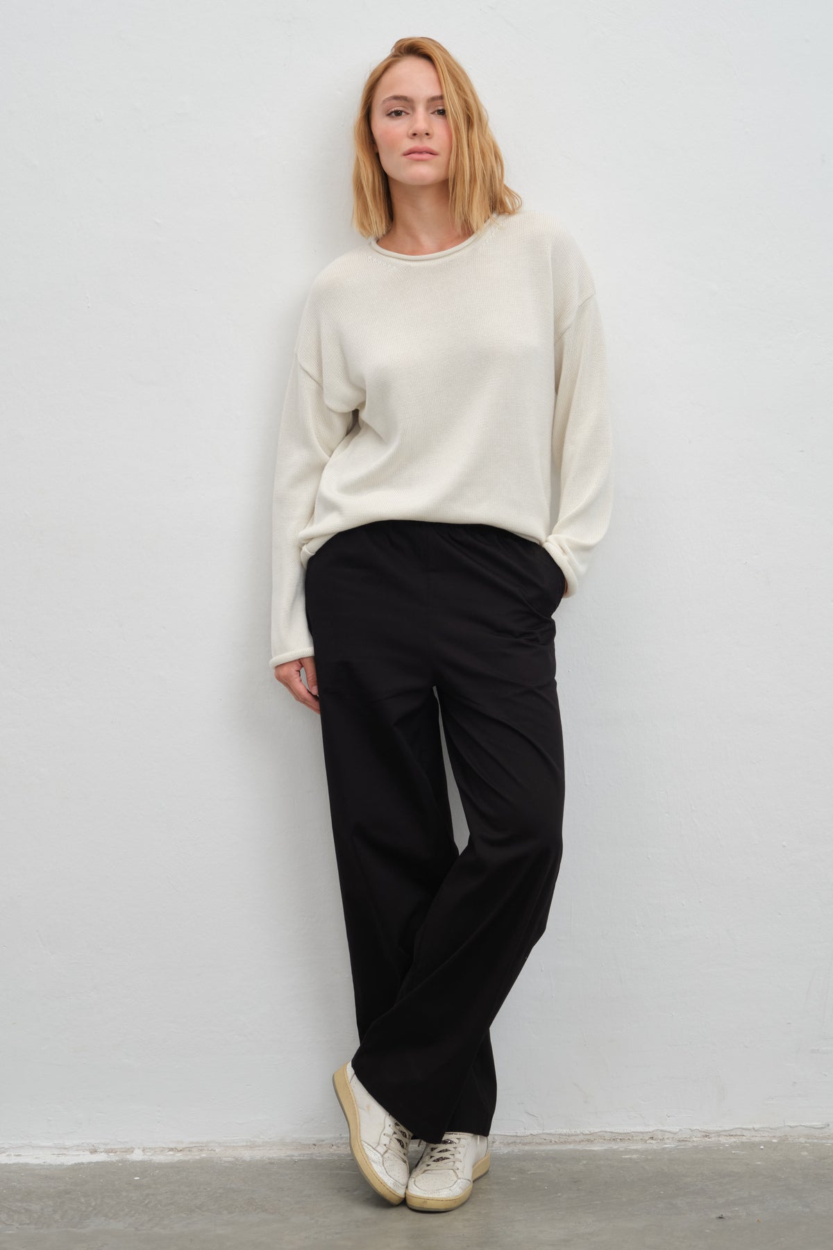 Pull-On Cotton Gabardin Pantolon