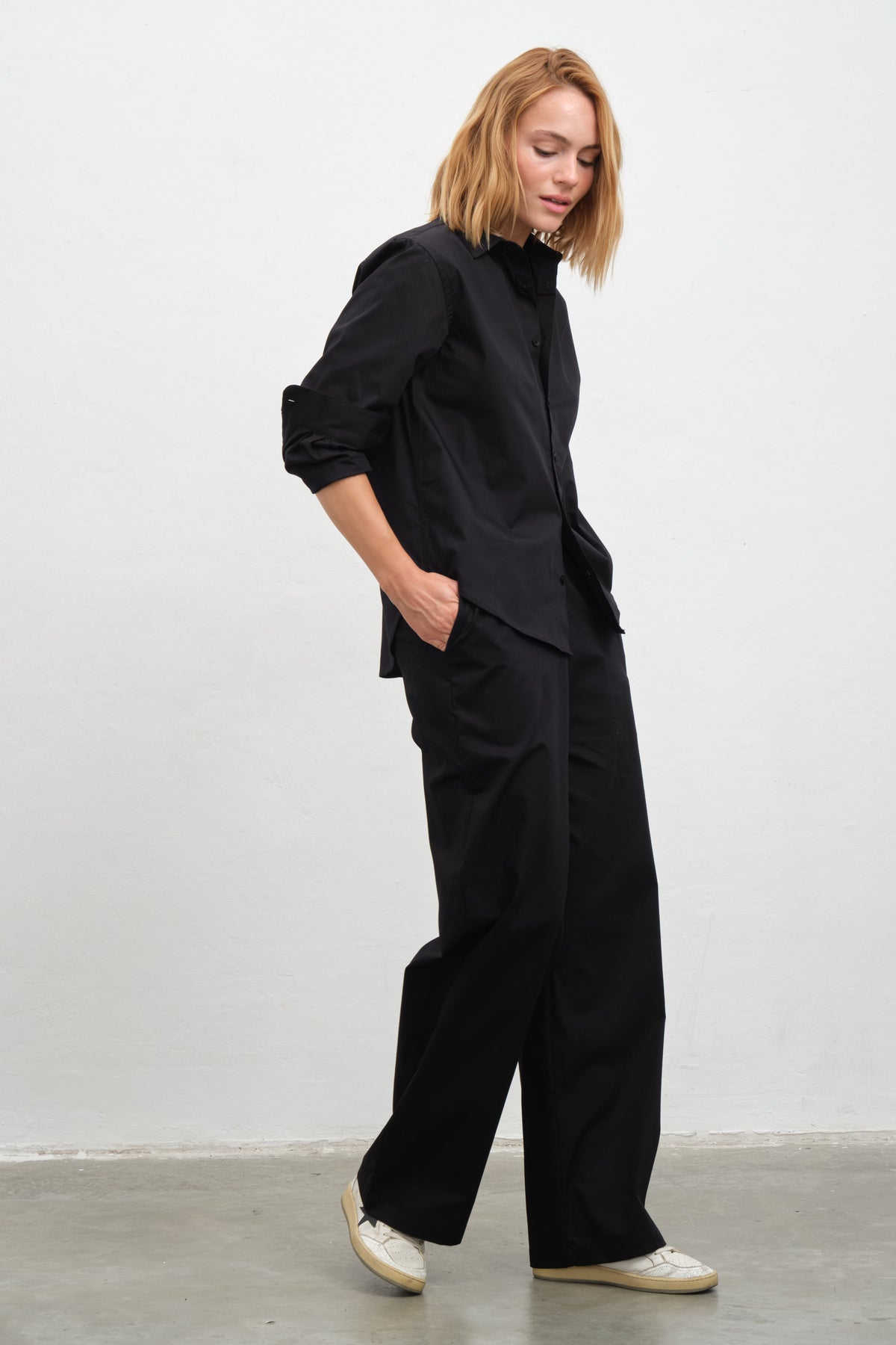 Pull-On Cotton Gabardin Pantolon