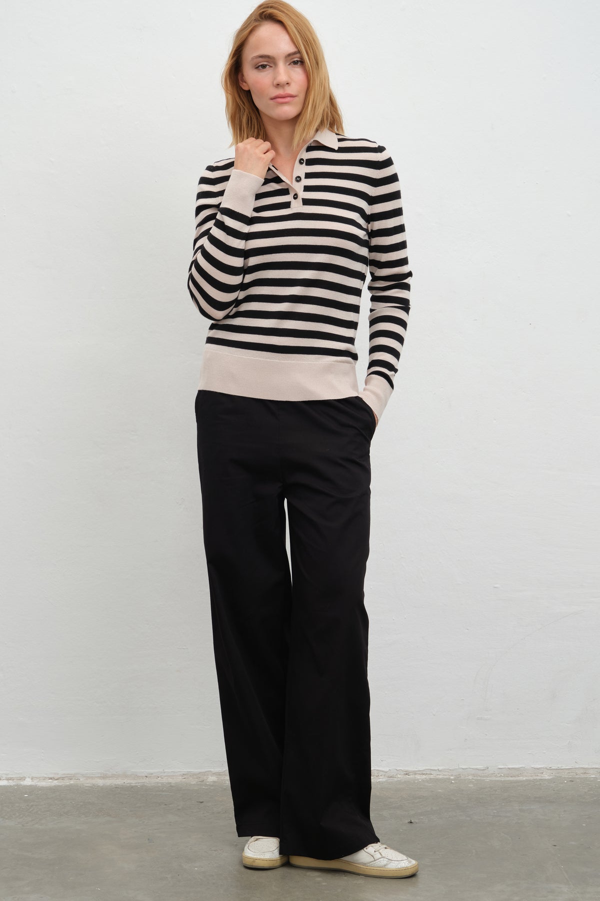 Pull-On Cotton Gabardin Pantolon