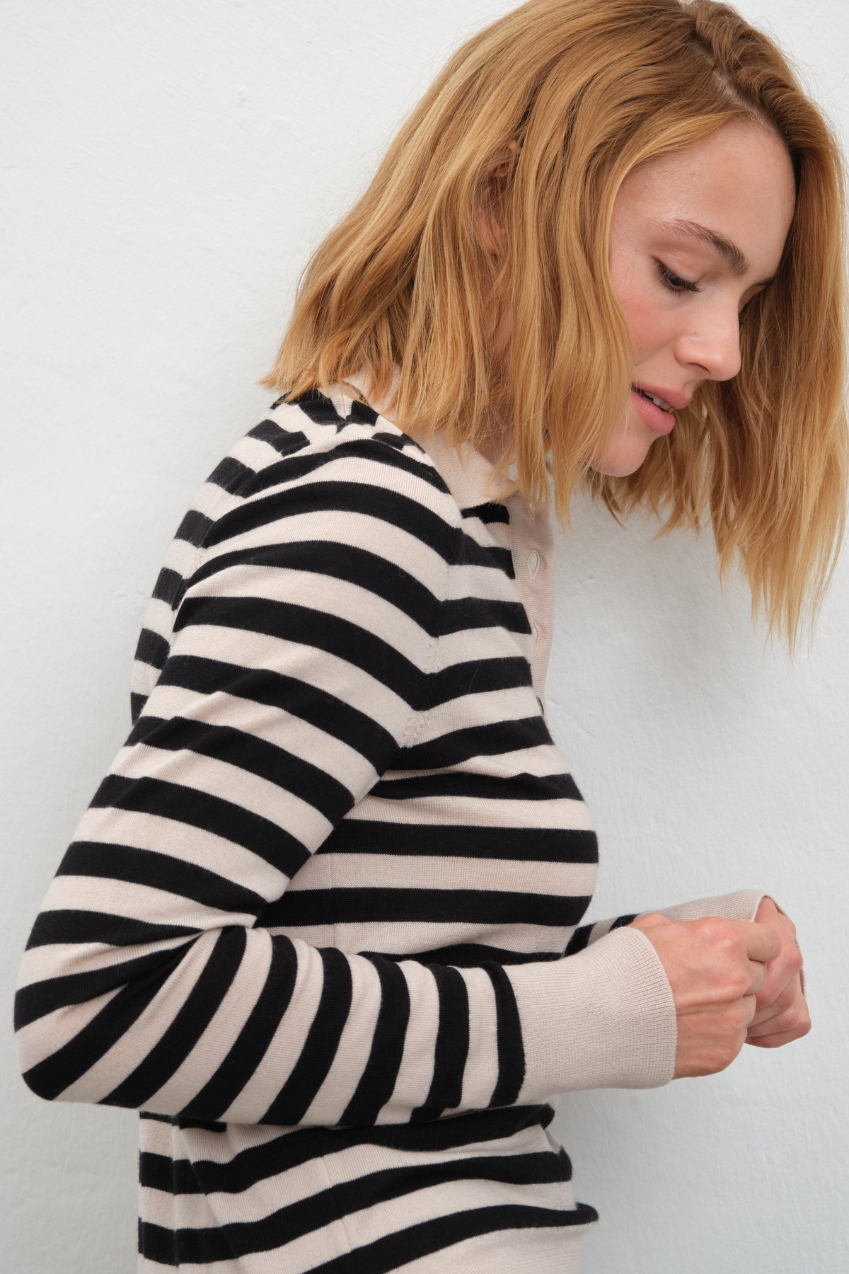Polo Yakalı Lightweight Cashmere Merino Fitted Triko