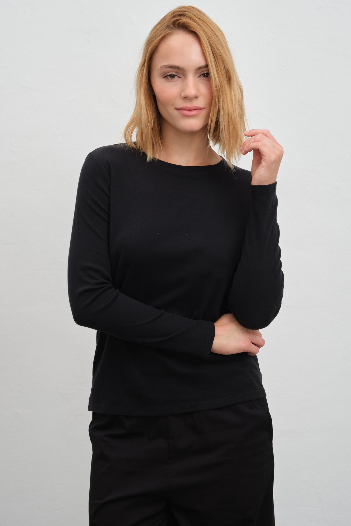 Everyday Cotton Uzun Kollu T-shirt