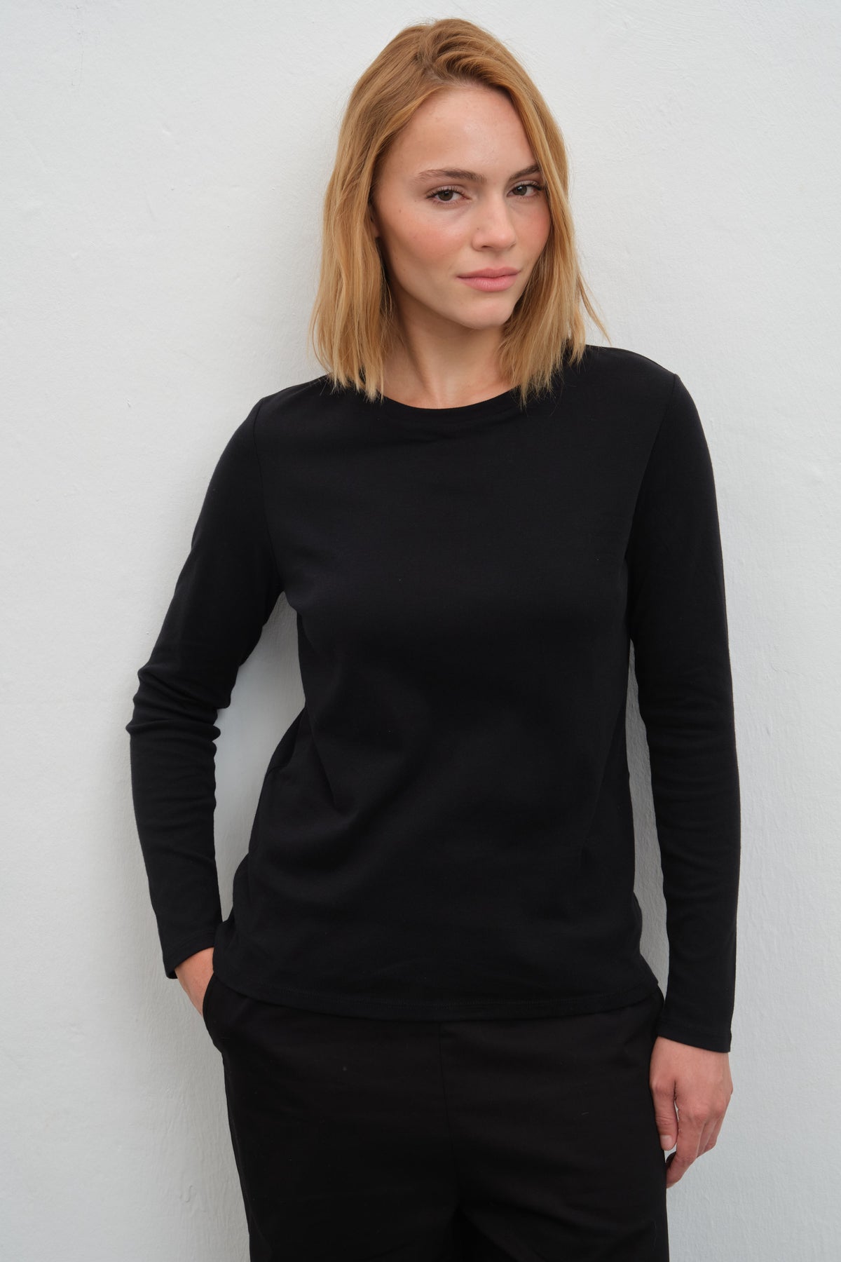 Everyday Cotton Uzun Kollu T-shirt