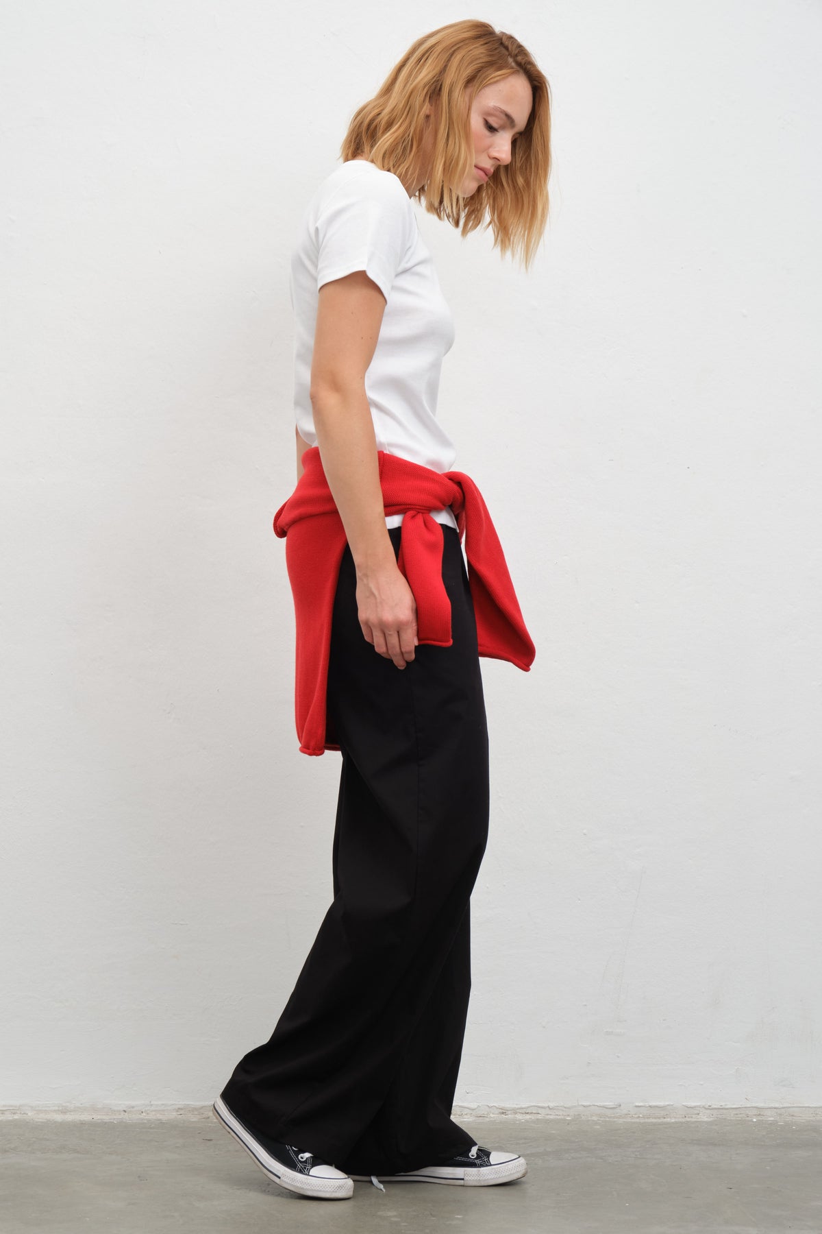 Pull-On Cotton Gabardin Pantolon