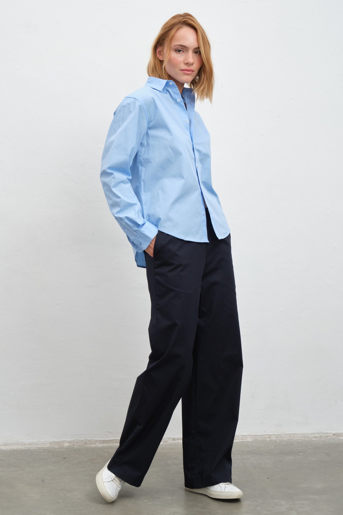 Pull-On Cotton Gabardin Pantolon