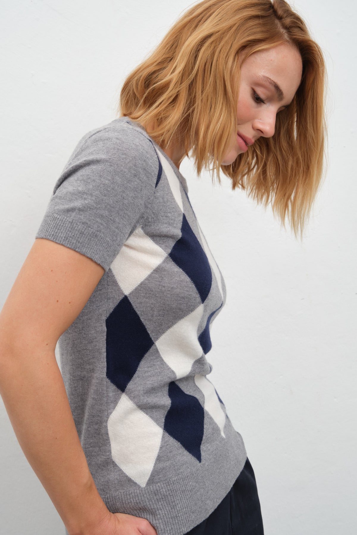 Diamond Merino Triko T-shirt